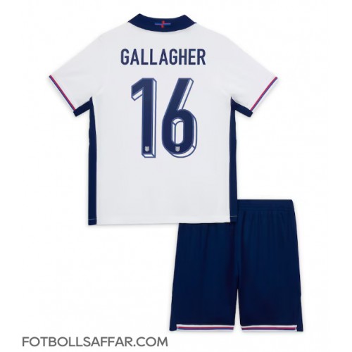 England Conor Gallagher #16 Hemmadräkt Barn EM 2024 Kortärmad (+ Korta byxor)